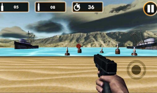 Screenshot Real Bottle Shoot Game 3D Mod APK