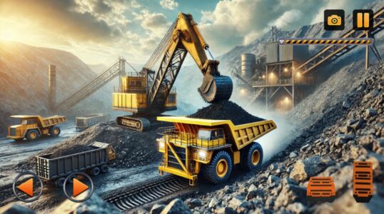 Screenshot Heavy Machines and Mining Game Mod APK