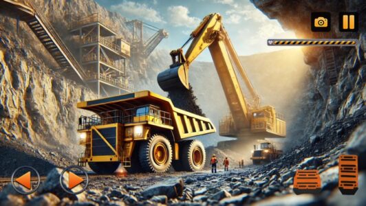 Screenshot Heavy Machines and Mining Game Mod APK