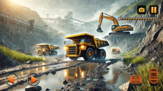 Screenshot Heavy Machines and Mining Game Mod APK