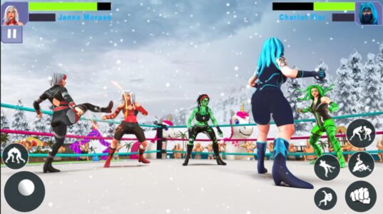 Screenshot Bad Girls Wrestling 21 Mod APK