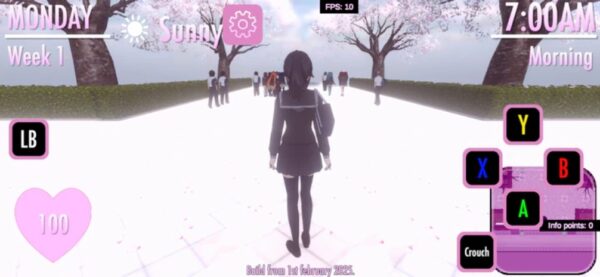 Screenshot Yandere simulator escape from senior Mod APK