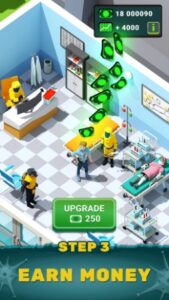 Screenshot Zombie Hospital Idle Tycoon Mod APK