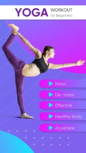 Screenshot Yoga Workout for Beginners Mod APK