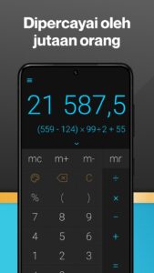 Screenshot Stylish Calculator - CALCU Mod APK