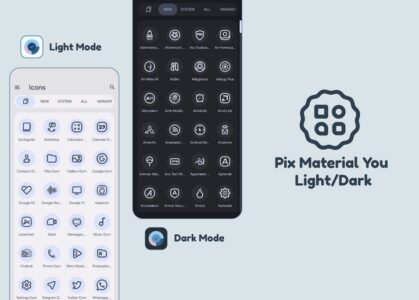 Screenshot Pix Material You Light & Dark Mod APK