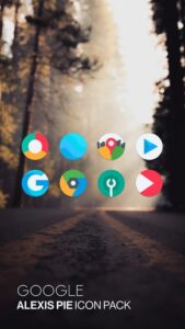 Screenshot Alexis Pie: Minimal Icon Pack Mod APK