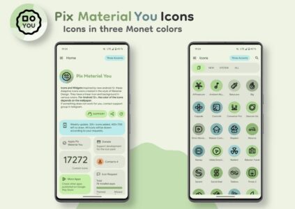 Screenshot Pix Material You Icons Mod APK