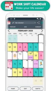 Screenshot Work Shift Calendar Mod APK