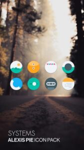 Screenshot Alexis Pie: Minimal Icon Pack Mod APK