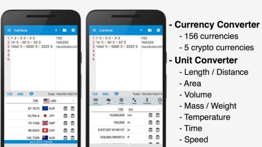 Screenshot CalcNote Pro - Math Calculator Mod APK