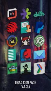 Screenshot Tigad Pro Icon Pack Mod APK