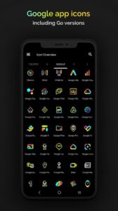 Screenshot Retro Mode - Icon Pack (Neon) Mod APK