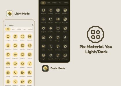 Screenshot Pix Material You Light & Dark Mod APK