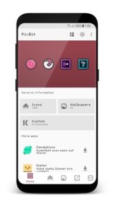 Screenshot PixBit - Pixel Icon Pack Mod APK