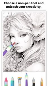 Screenshot InColor: Coloring & Drawing Mod APK