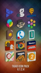 Screenshot Tigad Pro Icon Pack Mod APK