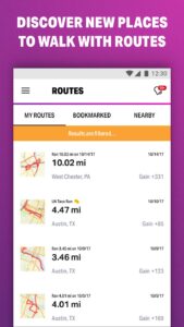 Screenshot Map My Walk Mod APK