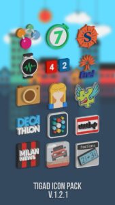 Screenshot Tigad Pro Icon Pack Mod APK