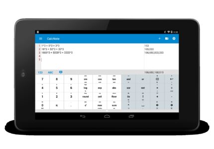 Screenshot CalcNote Pro - Math Calculator Mod APK