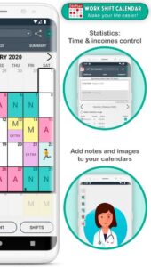 Screenshot Work Shift Calendar Mod APK