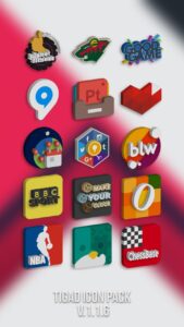 Screenshot Tigad Pro Icon Pack Mod APK