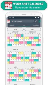 Screenshot Work Shift Calendar Mod APK