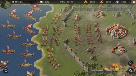 Screenshot Grand War: Rome Strategy Games Mod APK