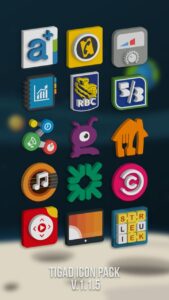 Screenshot Tigad Pro Icon Pack Mod APK