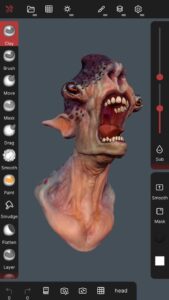 Screenshot Nomad Sculpt Mod APK