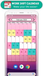 Screenshot Work Shift Calendar Mod APK