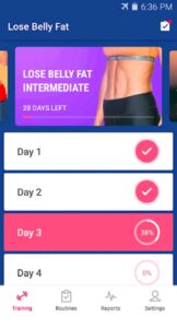 Screenshot Lose Belly Fat - Flat Stomach Mod APK