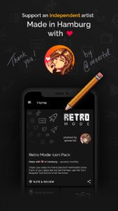 Screenshot Retro Mode - Icon Pack (Light) Mod APK