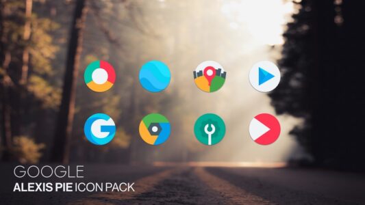 Screenshot Alexis Pie: Minimal Icon Pack Mod APK