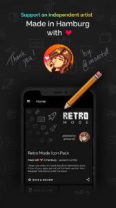 Screenshot Retro Mode - Icon Pack (Neon) Mod APK