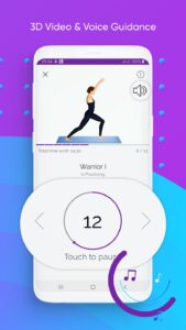 Screenshot Yoga Workout for Beginners Mod APK