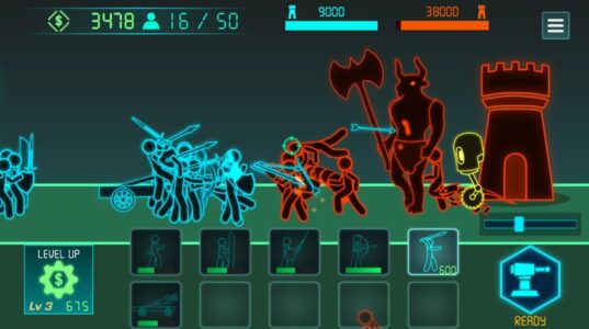 Screenshot Stickman War Tower Defense Mod APK