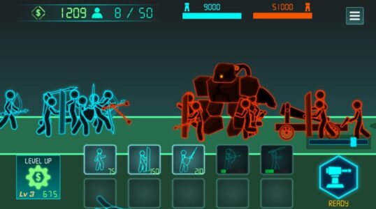 Screenshot Stickman War Tower Defense Mod APK