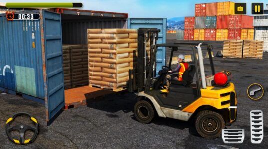 Screenshot Forklift Excavator Simulator Mod APK