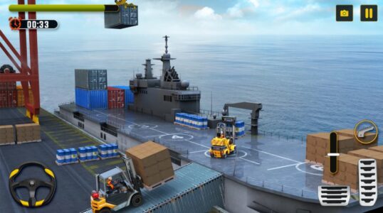 Screenshot Forklift Excavator Simulator Mod APK