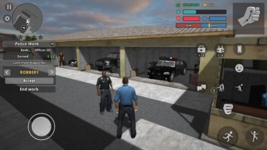 Screenshot Police Cop Simulator. Gang War Mod APK