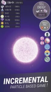Screenshot Idle Space Energy Particle Simulator - ISEPS Mod APK