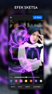 Screenshot NeonArt Photo Editor & Effects Mod APK