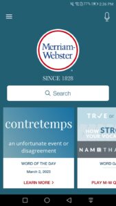 Screenshot Dictionary Merriam-Webster Mod APK