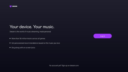 Screenshot Deezer Music for Android TV Mod APK