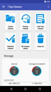 Screenshot 1Tap Cleaner Pro Mod APK