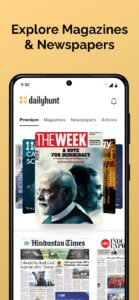 Screenshot Dailyhunt Mod APK