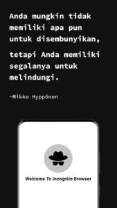 Screenshot Incognito Browser Mod APK