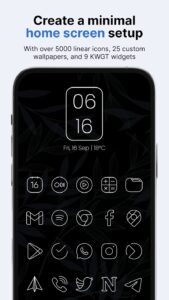 Screenshot Vera Outline White Icon Pack Mod APK