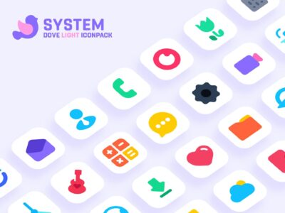 Screenshot Dove Light Icon Pack Mod APK